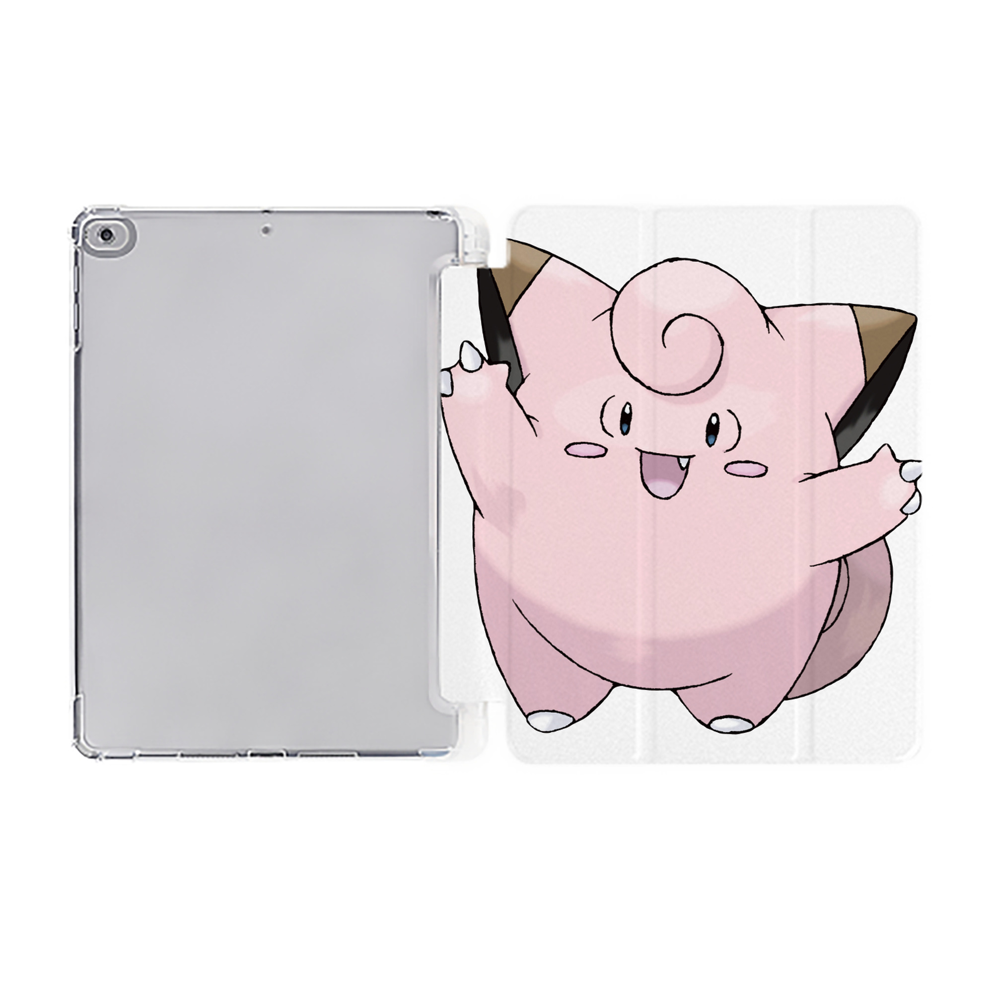 （画像用） ポケットモンスター Pokémon IPad ケース ペン収納付き 三つ折りスタンド PUレザー×シリコン 対応機種9.5/10.5/10.9インチ